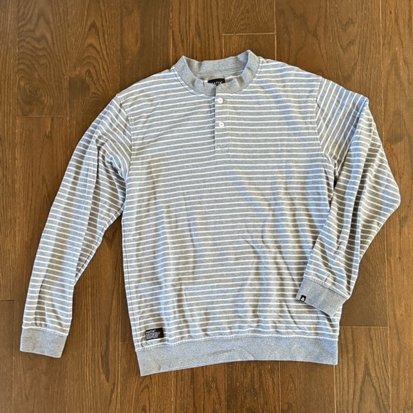 Matix / Stripe Button Henley - Picture 1 of 3
